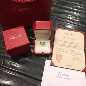 Cartier LOVE Ring, 18k WG, Size 48 (US 4 1/4)
